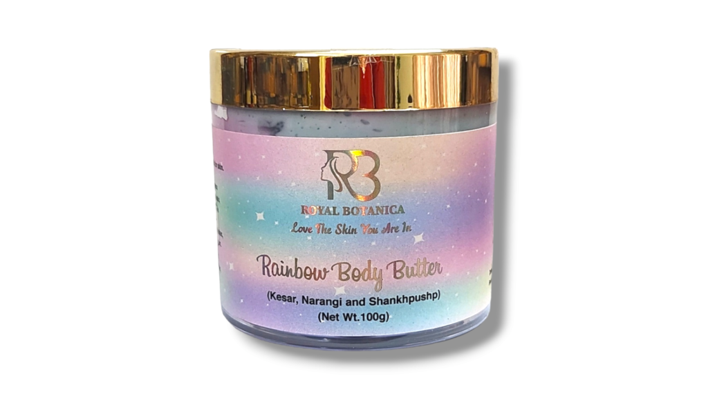 Rainbow Body Butter (Kesar, Narangi and Shankhpushp) - ROYAL BOTANICA