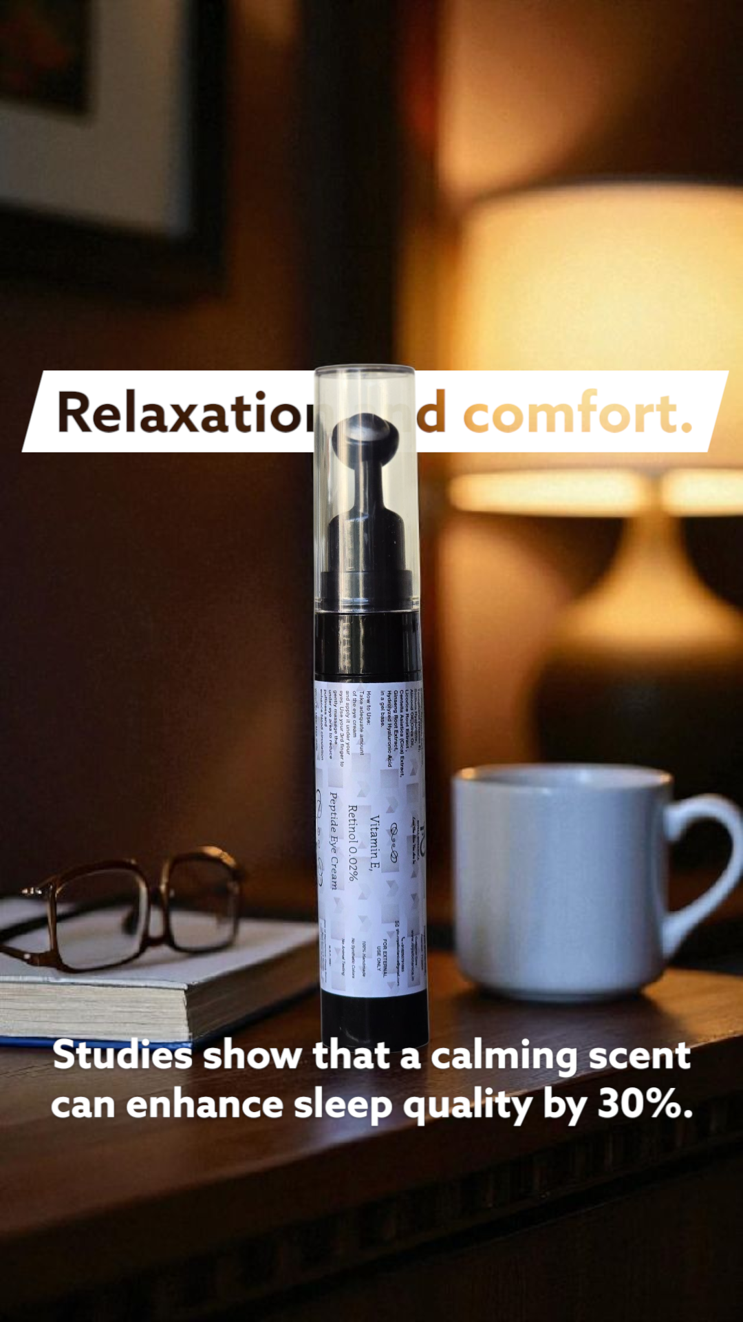 Vitamin E & Retinol 0.02% Peptide Eye Cream – Royal Botanica